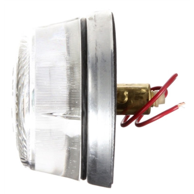 Image of Signal-Stat, Incan., 1 Bulb, Round, Back-Up Light, Silver Bracket/4 Screw, 12V, Display from Signal-Stat. Part number: TLT-SS92W-D-S