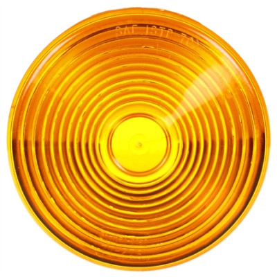 Image of Signal-Stat, Circular, Yellow, Acrylic, Replacement Lens, Snap-Fit from Signal-Stat. Part number: TLT-SS9341A-S