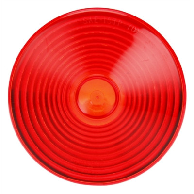 Image of Signal-Stat, Circular, Red, Acrylic, Replacement Lens, Snap-Fit from Signal-Stat. Part number: TLT-SS9341-S