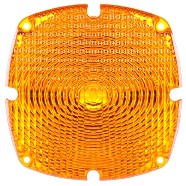 Image of Signal-Stat, Square, Yellow, Acrylic, Replacement Lens, 4 Screw from Signal-Stat. Part number: TLT-SS9382A-S