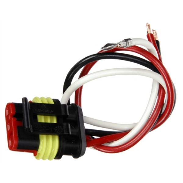 Image of S/T/T Plug, Fit 'N Forget S.S., Stripped End/Ring Terminal, 8 in. from Trucklite. Part number: TLT-94707-4