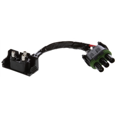 Image of S/T/T Plug, Right Angle PL-3, Packard Connector 12015793, 6 in. from Trucklite. Part number: TLT-94840-4