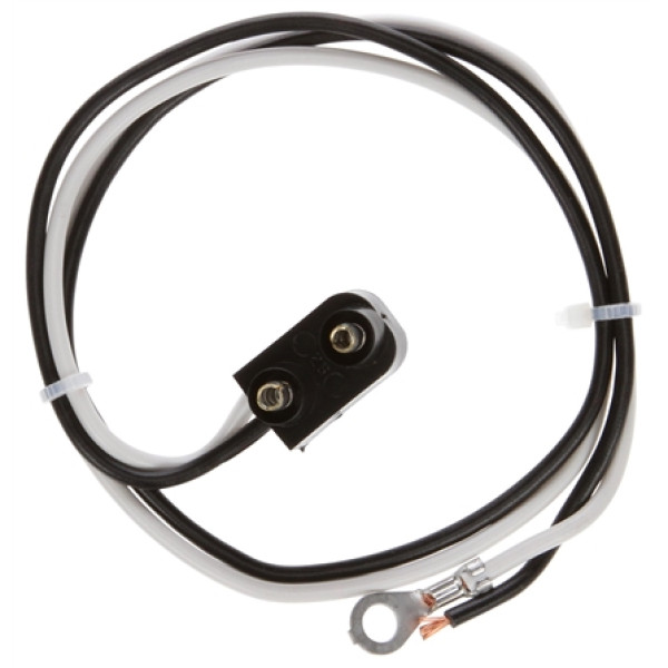 Image of M/C Plug, PL-10, Stripped End/Ring Terminal, 18 in. from Trucklite. Part number: TLT-94916-4