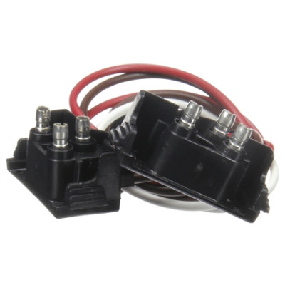 Image of S/T/T Plug, Female Straight PL-3, Right Angle PL-3/Right Angle PL-3, 10 in. from Trucklite. Part number: TLT-94932-4