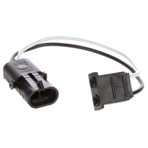 Image of M/C /Interior Utility and Dome Light Plug, 19 Series Male Pin Plug, Packard Connector 12010973, 7.5 in. from Trucklite. Part number: TLT-95332-4