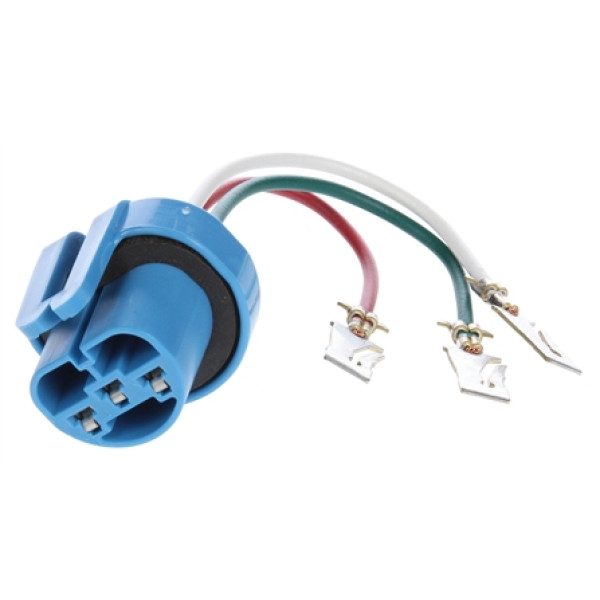 Image of HeadLight Plug, H5 Connector, 3 Blade Terminal, 5.5 in. from Trucklite. Part number: TLT-95846-4