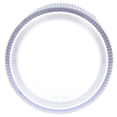 Image of Signal-Stat, Circular, Clear, Polycarbonate, Replacement Lens, 2 Screw from Signal-Stat. Part number: TLT-SS9710W-S