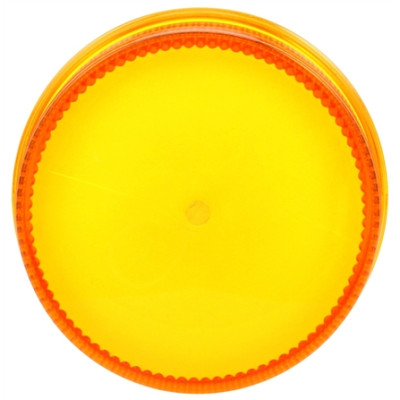 Image of Signal-Stat, Circular, Yellow, Polycarbonate, Replacement Lens, Threaded Fit from Signal-Stat. Part number: TLT-SS9720A-S