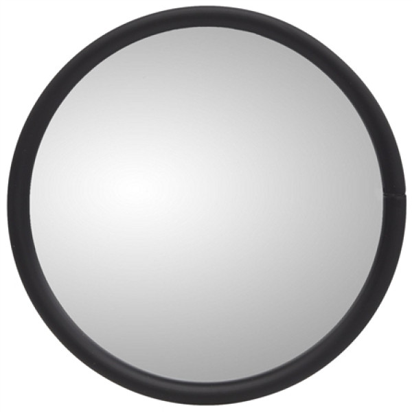 Image of 5 in., White Stainless Steel Flat Glass Mirror, Round from Trucklite. Part number: TLT-97612-4