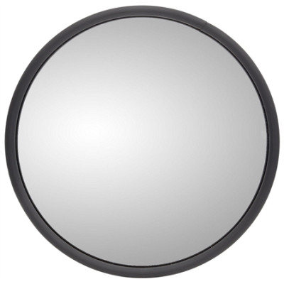 Image of 8.5 in., Heated Black Steel Convex Mirror, Round from Trucklite. Part number: TLT-97615-4