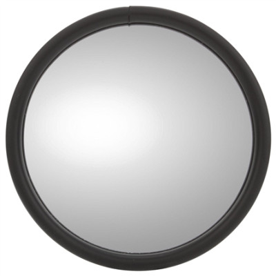 Image of 5 in., Black Stainless Steel Convex Mirror, Round from Trucklite. Part number: TLT-97619-4