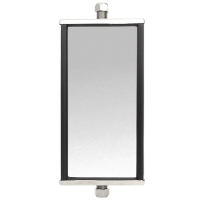 Image of 6 x 11 in., Jr. West Coast Mirror, Silver Stainless Steel from Trucklite. Part number: TLT-97643-4