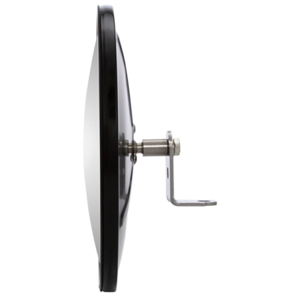 Image of 8.5 in., Black Steel Convex Mirror, Round from Trucklite. Part number: TLT-97804-4