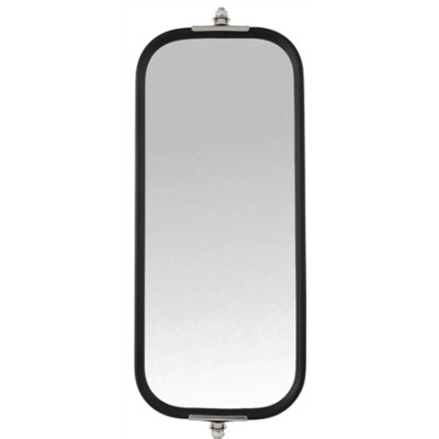 Image of Rib Back, 7 x 16 in., West Coast Mirror, White Steel from Trucklite. Part number: TLT-97806-4