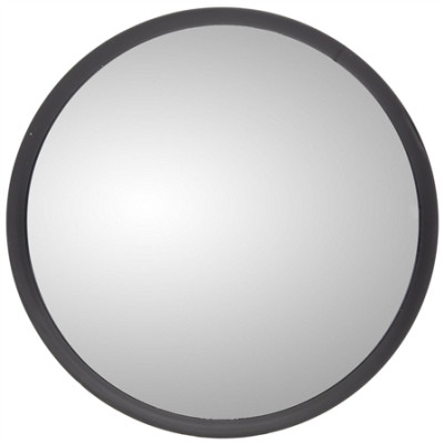 Image of 7.5 in., Black Stainless Steel Convex Mirror, Round from Trucklite. Part number: TLT-97816-4