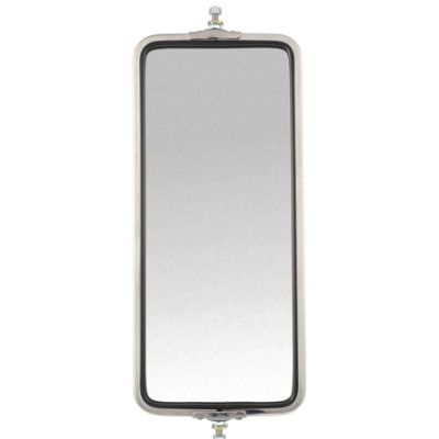Image of OEM Style, 7 x 16 in., West Coast Mirror, Silver Stainless Steel from Trucklite. Part number: TLT-97822-4
