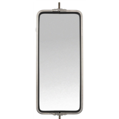 Image of OEM Style, 7 x 16 in., West Coast Heated Mirror, Silver Stainless Steel from Trucklite. Part number: TLT-97827-4