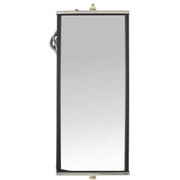 Image of 7 x 16 in., West Coast Heated Mirror, Silver Stainless Steel from Trucklite. Part number: TLT-97837-4
