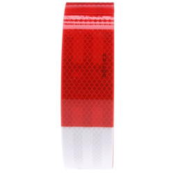 Image of Red/White Reflective Tape, 2 in. x 150 ft., Bulk from Trucklite. Part number: TLT-98101-3
