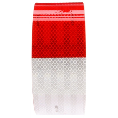 Image of Red/White Reflective Tape, 3 in. x 150 ft. from Trucklite. Part number: TLT-98102-4