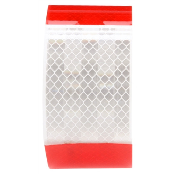 Image of Red/White Reflective Tape, 2 in. x 18 in. from Trucklite. Part number: TLT-98104-4