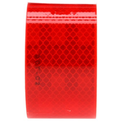 Image of Red/White Reflective Tape, 2 in. x 54 in. from Trucklite. Part number: TLT-98108-4
