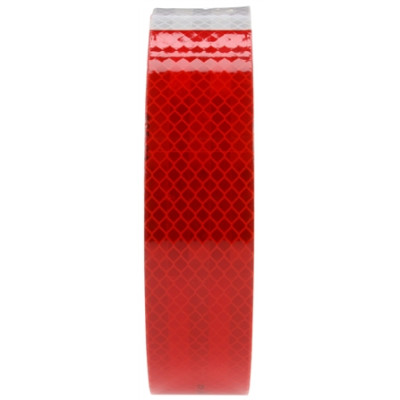 Image of Red/White Reflective Tape, 2 in. x 150 ft., Roll, Bulk from Trucklite. Part number: TLT-98127-3