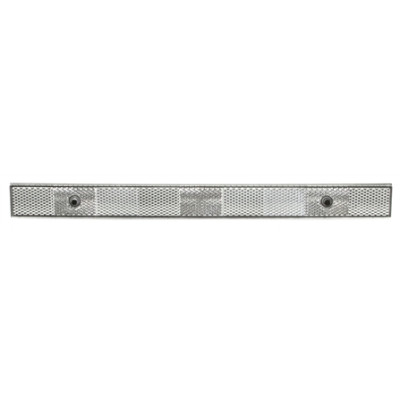 Image of Narrow Rail, Rectangle, Clear, Reflector, 2 Screw or Adhesive, Bulk from Trucklite. Part number: TLT-98153-3