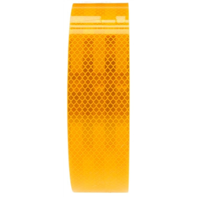 Image of School Bus Yellow Reflective Tape, 2 in. x 150 ft., Premium Series, Bulk from Trucklite. Part number: TLT-98165-3