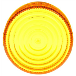 Image of Circular, Yellow, Polycarbonate, Replacement Lens, Snap-Fit from Trucklite. Part number: TLT-99108Y4