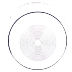 Image of Circular, Clear, Polycarbonate, Replacement Lens, 2 Screw from Trucklite. Part number: TLT-99143C4