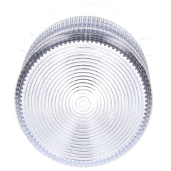 Image of Circular, Clear, Polycarbonate, Replacement Lens, 3 Screw from Trucklite. Part number: TLT-99145C4
