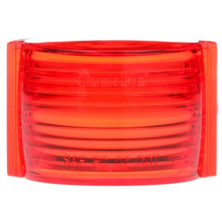 Image of Rectangular, Red, Acrylic, Replacement Lens, Snap-Fit from Trucklite. Part number: TLT-99160R4