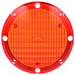 Image of Circular, Red, Polycarbonate, Replacement Lens, 4 Screw from Trucklite. Part number: TLT-99169R4