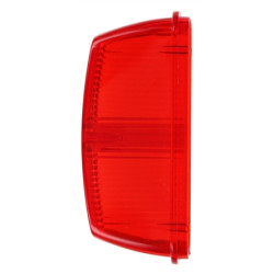 Image of Rectangular, Red, Acrylic, Replacement Lens, 1 Screw from Trucklite. Part number: TLT-99170R4