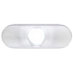 Image of Oval, Clear, Polycarbonate, Replacement Lens, Snap-Fit from Trucklite. Part number: TLT-99184C4