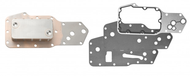 Image of Oil Cooler from ALLIANT POWER. Part number: AP63467