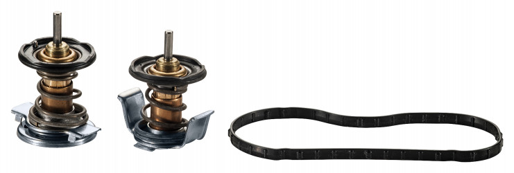 Image of THERMOSTAT KIT 2008-2010 6.4L from ALLIANT POWER. Part number: AP63498
