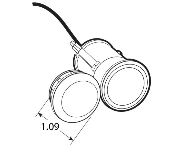 Image of 33 Series LED Marker Lamp Red from Trucklite. Part number: 33050R