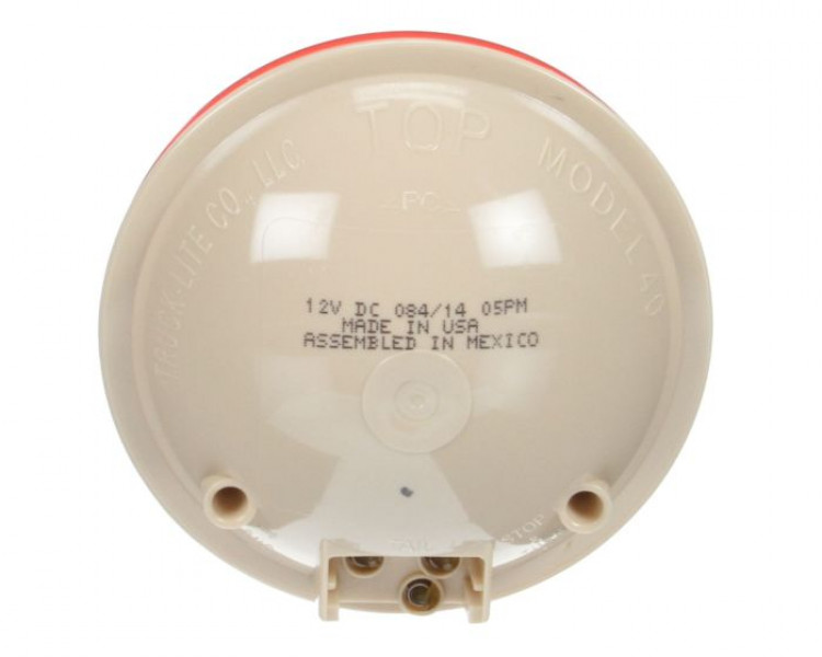 Image of Stop/Turn/Tail Lamp Red - 4" Round from Trucklite. Part number: 40282R