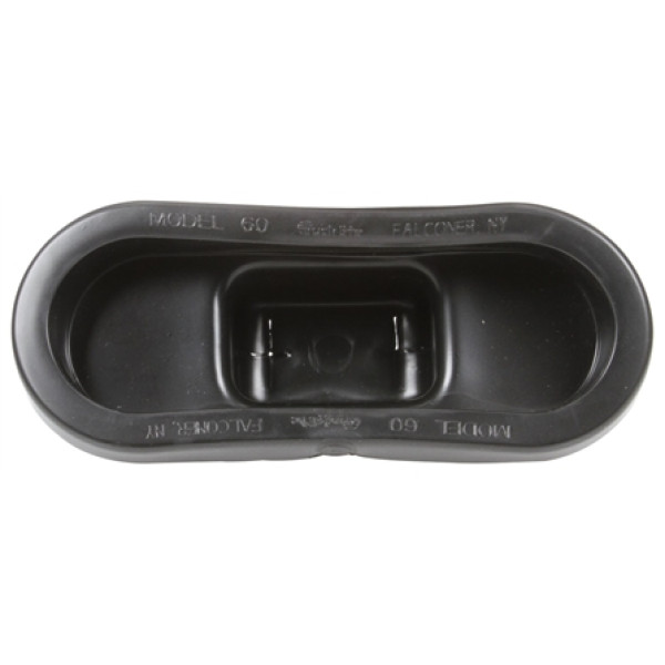 Image of Closed Back, Black Grommet For 60 Series And 2 x 6 in. Oval Lights from Trucklite. Part number: 60704