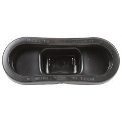 Image of Closed Back, Black Grommet For 60 Series And 2 x 6 in. Oval Lights from Trucklite. Part number: 60704