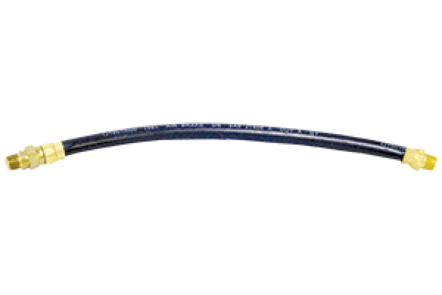 Image of BRAKE HOSE 18" - 1/2" HOSE, 3/8" ENDS, FIXED/SWIVEL, 18" from MHD. Part number: PROBH1238F18