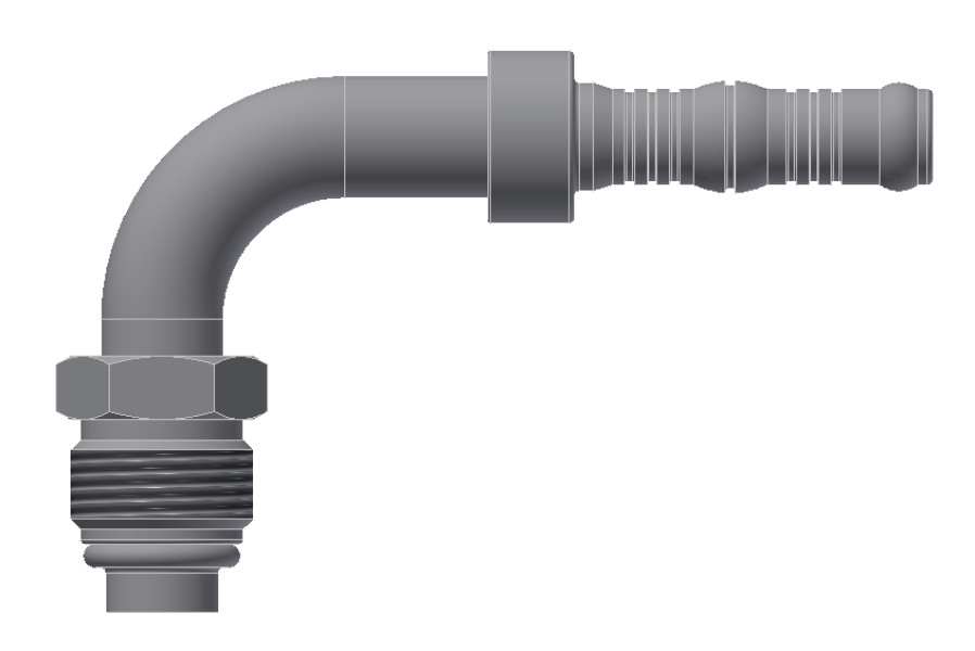 Image of A/C Refrigerant Hose Fitting from Sunair. Part number: BC-54214-12-10K