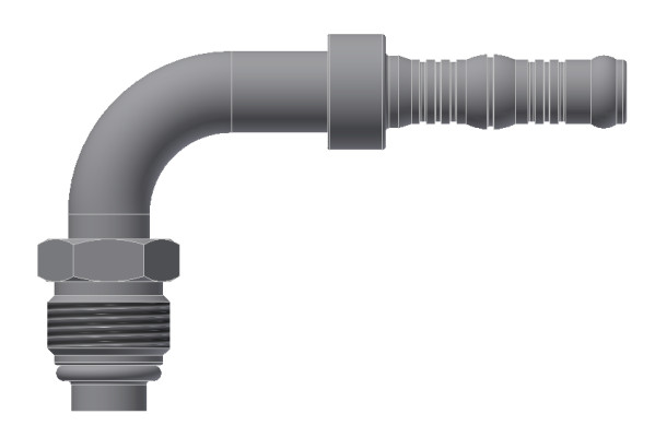Image of A/C Refrigerant Hose Fitting from Sunair. Part number: BC-54214-10-08K