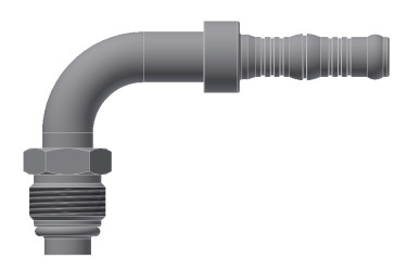 Image of A/C Refrigerant Hose Fitting from Sunair. Part number: BC-54214-07-06