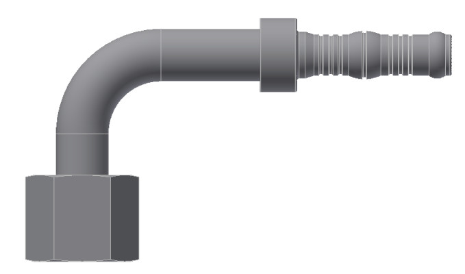 Image of A/C Refrigerant Hose Fitting from Sunair. Part number: BC-54503-06-06