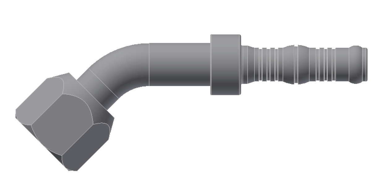 Image of A/C Refrigerant Hose Fitting from Sunair. Part number: BC-54702-10-10K