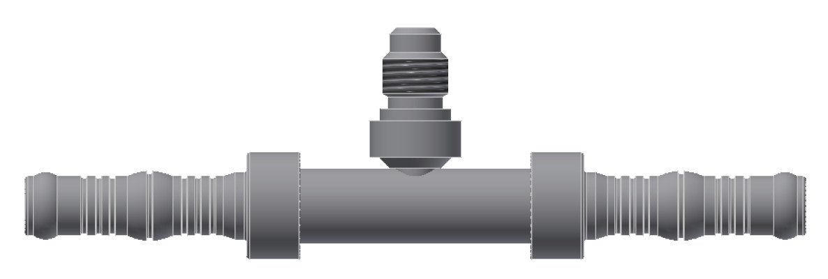 Image of A/C Refrigerant Hose Fitting from Sunair. Part number: BC-8754-06-06K
