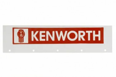 Image of FLAP, TOP, WHITE POLY, RED KENWORTH LOGO from Betts HD. Part number: 100145-05